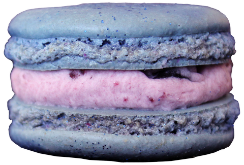 Blueberry French Macarons