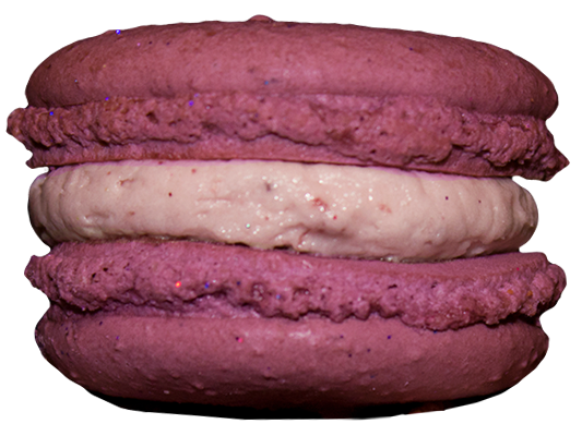 Boysenberry French Macarons