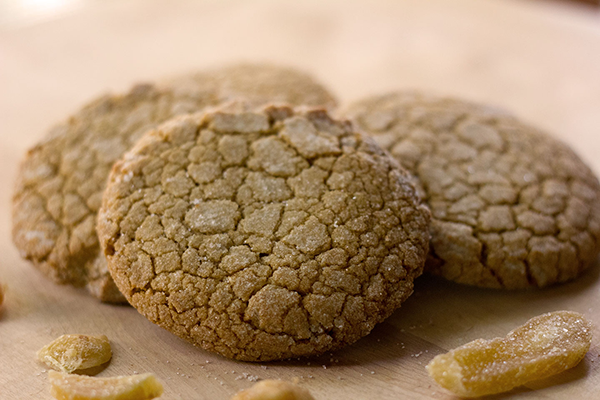 Cracked Ginger Cookies