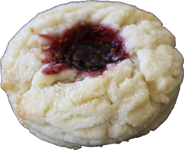 Raspberry Thumbprint Cookies